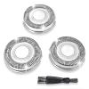 SH30 Replacement Heads Compatible with Philips Norelco Shaver Series 3000, 2000, 1000 and S1560 S738 Electric Shavers, Replacement Blades for Philips Shaver 3800, 3600, 2400, 3 Pack view 1