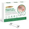 Cuttable Adjustable Titanium Alloy Silicone Ingrown Correction Kit,Ingrown Toenail Treatment,Ingrown Toenail Removal Kit,Designed for Ingrown Nail Repair, Ingrown Toenail Corrector at Home,reusable view 1
