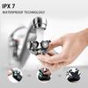 3PCS Head Shaver for freebird replacement blades, 5 Cutter Floating Head Waterproof Stainless Steel Blade for Bald Men Women Grooming, Head and Face Electric (Silver  3) view 4