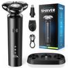 Electric Razor for Men, 2025 Magnetic Electric Shavers, IPX7 Waterproof Wet/Dry Mens Shaver, Smart LED Display & All-in-One Charging Base with Trimmers view 1