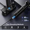Electric Razor for Men, 2025 Magnetic Electric Shavers, IPX7 Waterproof Wet/Dry Mens Shaver, Smart LED Display & All-in-One Charging Base with Trimmers view 4