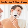 CXYARY 550 Pcs Twin Blade Disposable Razors With Clear Safety Cap, Shaving Razors Bulk for Men &Women, Stainless Steel Blade, Multipurpose Portable Shave Razor for Bathing Hotel Travel, Black view 3