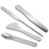 4PCS Stainless Steel Makeup Spatula Mini Metal Cosmetic Spatula Korean Skincare Spatula Multi-functional Beauty Spatula Tiny Facial Spatula Beauty Accessories for Personal Care Makeup Cosmetics Tools view 1