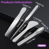 4PCS Stainless Steel Makeup Spatula Mini Metal Cosmetic Spatula Korean Skincare Spatula Multi-functional Beauty Spatula Tiny Facial Spatula Beauty Accessories for Personal Care Makeup Cosmetics Tools view 2