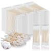 Cotton Swabs Travel Size,Individually Wrapped Cotton Swabs Bulk 10 Pcs Per Pack,Double Tipped Wood Stick Cotton Swabs,Cotton Buds for Ear Make Up Hotel Daily Cleaning Pet Care Arts Crafts 120 view 1