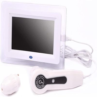CHIPEL Skin Scalp Analyser, 7.8 Inch HD LCD Screen Microscope Tester with 50X 200X HD Lenses,Skin Health Analyzer, Skin Detector Facial Skin Moisture Detector Tester