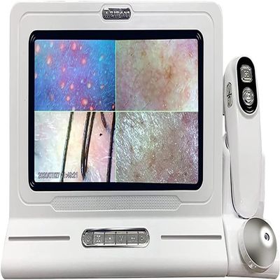 CHIPEL Skin Scalp Analyser, 11 Inch HD LCD Screen Microscope Tester with 50X 200X HD Lenses,Skin Health Analyzer, Skin Detector Facial Skin Moisture Detector Tester
