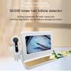 CHIPEL 10 Inch Skin Hair Analyzer, 50X/200X Magnification Skin Analyzer, Supports Freeze Frame Image, Hair Follicle Detector, Oil Content Tester for Hair Loss/Moisture/Flexibility/Oil Content view 2