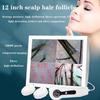 CHIPEL Hair Follicle Detector, 15 Inch Skin Hair Analyzer, 50X/200X Magnification Skin Analyzer, Hair Loss/Moisture/Flexibility/Sebum Content Oiliness Tester view 2