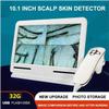 CHIPEL 10 Inch Skin Hair Analyzer, 200x Magnification Skin Analyzer, 10 Million Pixels, 32G Hair Follicle Detector, Oil Moisture Tester for Hair Loss/Moisture/Flexibility/Oil Content view 2