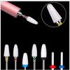 HIONJIN Tapered Safety Carbide Nail Drill Bits with Cut Drills Carbide Milling Cutter for Manicure Remove Gel Nails Accessories(16) view 2