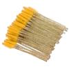 Flexible Nylon Disposable Eyelash Brush for Easy Mascara Application 50pcs for Makeup Artists (Yellow) view 4
