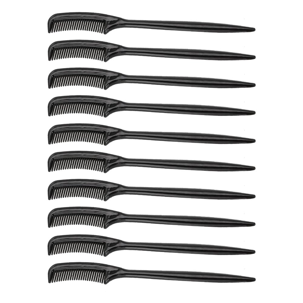 10pcs Plastic Eye Lashes Comb Ergonomic Handle Separator Tool for Neat Charming Eyelashes Makeup Tool for Professional and Home Use
