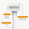 Nood Razor Starter Kit | 5-Blade Premium Stainless Steel, 2 Refills view 2