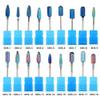 HIONJIN Milling Cutter Manicure Tungsten Round Flame Nail Drill Bit Carbide Ceramic Drill Bits Electric Machine Nail Accessories(10) view 2