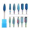 HIONJIN Milling Cutter Manicure Tungsten Round Flame Nail Drill Bit Carbide Ceramic Drill Bits Electric Machine Nail Accessories(10) view 3