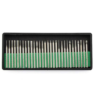 HIONJIN 30 pcs Nail Drill Bits Set Pedicure Bits for Manicure Machine 2.35 Rod Polishing Grinding Replacement Milling Cutter Sets