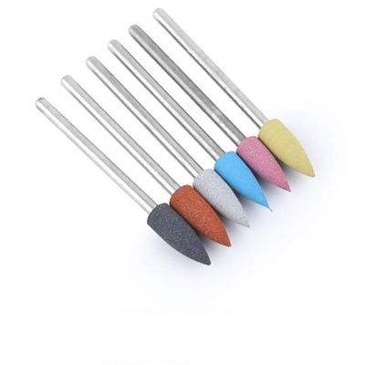 HIONJIN Milling Cutter for Manicure Rubber Stones Nail Drill Bit Machine Manicure Accessories Nail Buffer Polisher Grinder Tool(13)