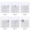 HIONJIN Diamond Nail Drill Bit Rotery Electric Milling Cutters for Pedicure Manicure Files Cuticle Burr Nail Tools Accessories(6) view 2