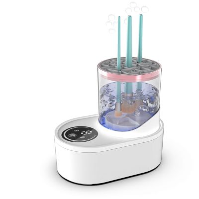 Electric Makeup Brush Cleaner Machine, Automatic Makeup Brush Cleaning Machine,for All Size Beauty Makeup Brush Set, Liquid Foundation, Contour, Eyeshadow, Blush Brush, for