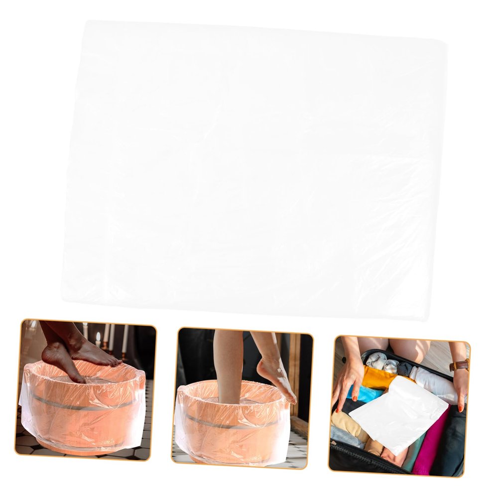 ARTSEWPLY 100pcs Foot Bath Spa Tub Liners Disposable Foot Soaking Bag Pedicure Supplies