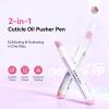 SAVILAND 2-in-1 Cuticle Remover Pen Ceramic Tip for Dry Nails Hangnails view 2