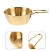 Beaupretty 2pcs Ergonomic Stainless Steel Shaving Bowls for Men Quick Lather Production Soap Containers for Wet Shaving Comfortable Grip Design for Male Grooming view 4