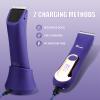 Zesuti Bikini Trimmer for Women,Electric Razors for Women & LED Display,Wet/Dry Pubic Body Hair Trimmer,IPX7 Waterproof-Easy Cleaning Body Shaver Bikini Razor,Ceramic Blade,Women's Gifts,Purple view 2