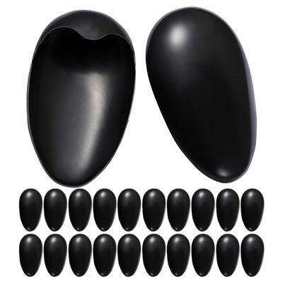 Reusable Ear Covers Heat Protection Black 40pcs for Hair Dye