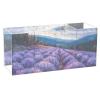 Makeup Brush Organizer Pencil Holder Pen Organizer Clear for Desk Lavender Field Cosmetic Brushes Stationery Storage view 1