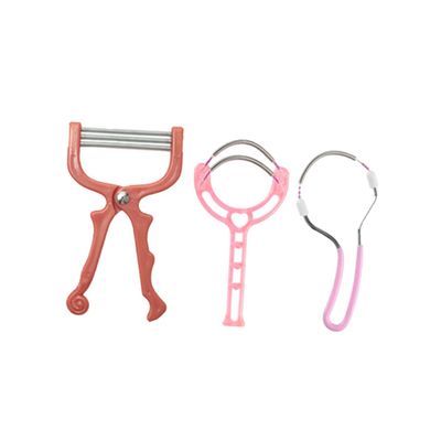 ARTSEWPLY 3pcs Stainless Steel Hair Remover Set Facial Hair Epilators for Women Men No Chemicals