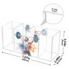 Makeup Brush Organizer Pencil Holder Pen Organizer Clear for Desk Weightlifting 1 Cosmetic Brushes Stationery Storage view 3