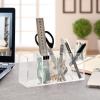 Makeup Brush Organizer Pencil Holder Pen Organizer Clear for Desk Flower Bouquet Cosmetic Brushes Stationery Storage view 4