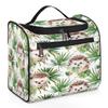 JXDXHCW Toiletry Bag with Hanging Hook Makeup Bag Leaf Hedgehog Cosmetic Case Travel Organizer for Women Men Traveling Wash Bag view 1