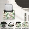 JXDXHCW Toiletry Bag with Hanging Hook Makeup Bag Leaf Hedgehog Cosmetic Case Travel Organizer for Women Men Traveling Wash Bag view 3