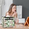 JXDXHCW Toiletry Bag with Hanging Hook Makeup Bag Leaf Hedgehog Cosmetic Case Travel Organizer for Women Men Traveling Wash Bag view 4
