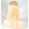 14 Inch Long Hair Toppers for Women,100% Remy Human Hair 4x6 Inch Mono net with PU around with 3 Non-slip Clips,Human Hair Hairpieces for Women with Hair Loss (#27AP#613 color) view 3