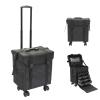 mignonnememe Rolling Makeup Case, Professional Cosmetic Organizer with 8 Drawers & Wheels, Portable Train Case for Travel, Home, Salon, Mobile Makeup Artists Black view 1