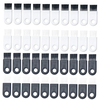 NinthAvenue Basics Cleaning Brushes for Electric Razors 40Pcs Razor Cleaning Brush Set Sturdy PP Material Non-Shedding Razor Duster