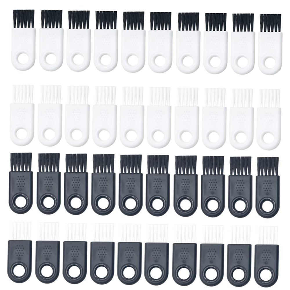 NinthAvenue Basics Cleaning Brushes for Electric Razors 40Pcs Razor Cleaning Brush Set Sturdy PP Material Non-Shedding Razor Duster