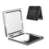 DWVTFSM Mathematics and Physics Compact Mirror Small Travel Makeup Mirror 2X 1x Magnification Portable Folding Mirror Lightweight Metal Cosmetic Pocket Mirror for Women Gifts view 1