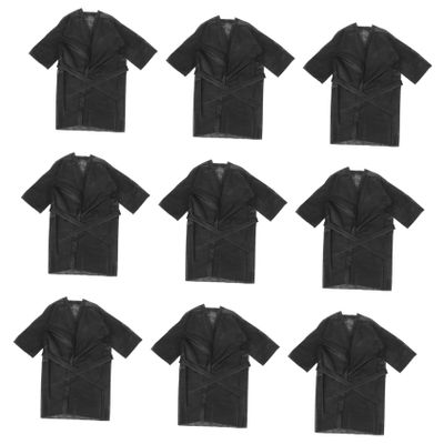 Yardwe 10pcs Disposable Bathrobe for Spa and Salon Use Soft Non-woven Material Comfortable and Convenient for Beauty Treatments for Saunas and Hotels