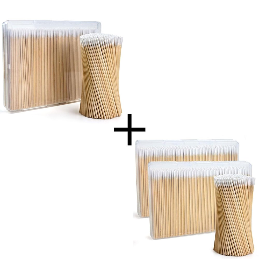 400+800 pointed cotton swabs