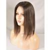 14 Inch Long Hair Toppers for Women,100% Remy Human Hair 4x6 Inch Mono net with PU around with 3 Non-slip Clips,Human Hair Hairpieces for Women with Hair Loss (#3 color) view 2