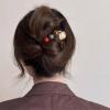 Jugielu Large Gemstone Hair Clips Brown Acrylic Hair Barrette Clip Resin Banana Hair Clip Resin Hair Clip Hairpin French Style Twist Hair Barrette Decorative Hair Accessories Jewelry for Women(Brown) view 2