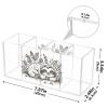 Makeup Brush Organizer Pencil Holder Pen Organizer Clear for Desk Sloth Sleeping Cosmetic Brushes Stationery Storage view 3