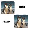 DWVTFSM Stylish Animal Penguin Compact Mirror Small Travel Makeup Mirror 2X 1x Magnification Portable Folding Mirror Lightweight Metal Cosmetic Pocket Mirror for Women Gifts view 2