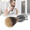 SOUQDWL Shaving Brush,Shaving Brush, Synthetic Shaving Brush Resin Beard Aluminum Alloy Handle Shaving Cream Brush for Men Dad Boyfriend view 4