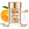 Vitamin C Face Serum Oil - HKH Vit C with Vitamin E Serum Capsules - Evens Skin Tone & Reduces Fine Lines Skincare - 48 Travel-Friendly Capsules for Smoothing Moisturizing Skin - with Mini Scissors view 1
