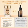 Vitamin C Face Serum Oil - HKH Vit C with Vitamin E Serum Capsules - Evens Skin Tone & Reduces Fine Lines Skincare - 48 Travel-Friendly Capsules for Smoothing Moisturizing Skin - with Mini Scissors view 2